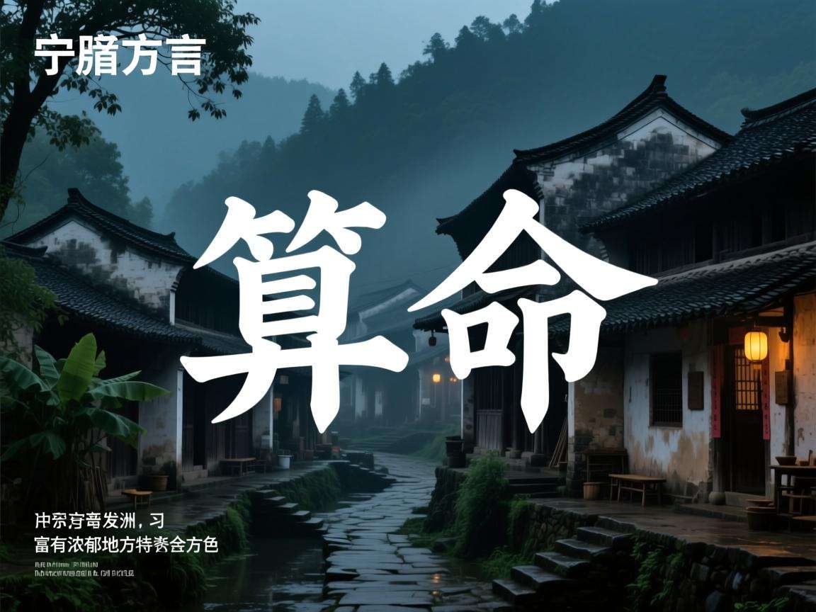 怀宁方言算命怎么说