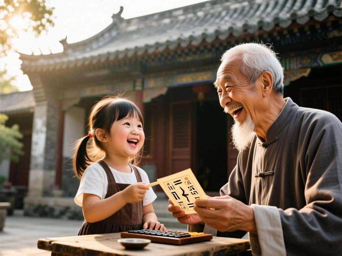 小孙女给爷爷算命怎么说
