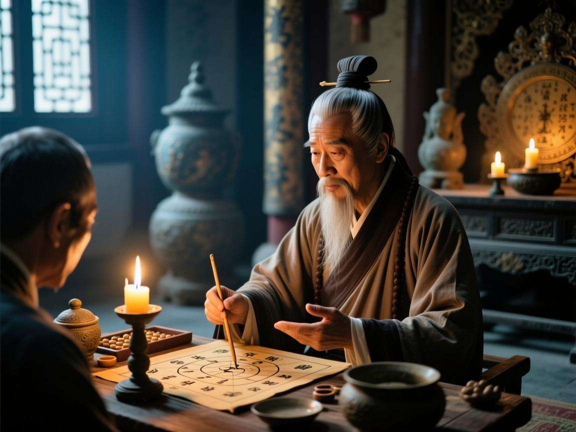 道士帮别人算命怎么说话