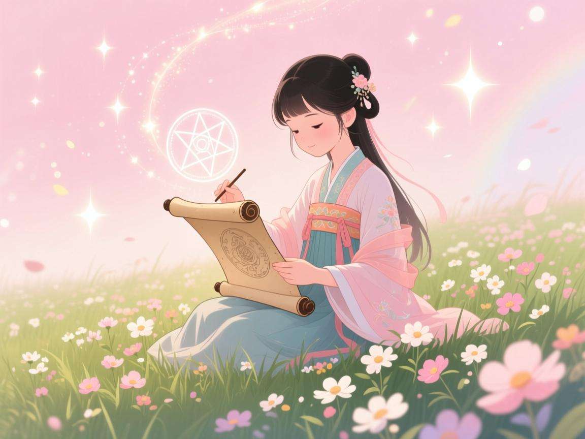 占卜的意思是算命吗女孩
