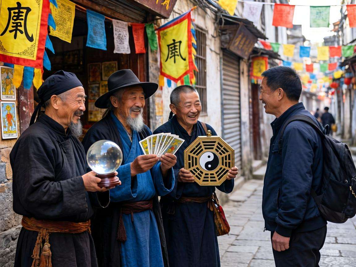 路边好多算命的人怎么破
