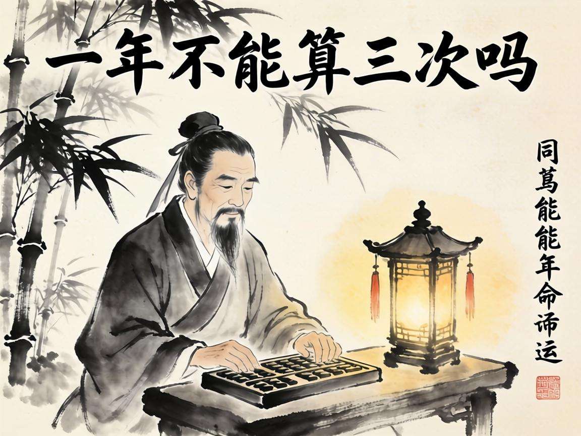 算命一年不能算三次吗
