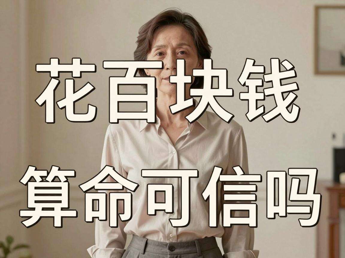 花一百块钱算命可信吗
