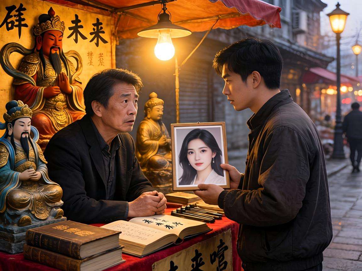 街边算命求老婆准吗
