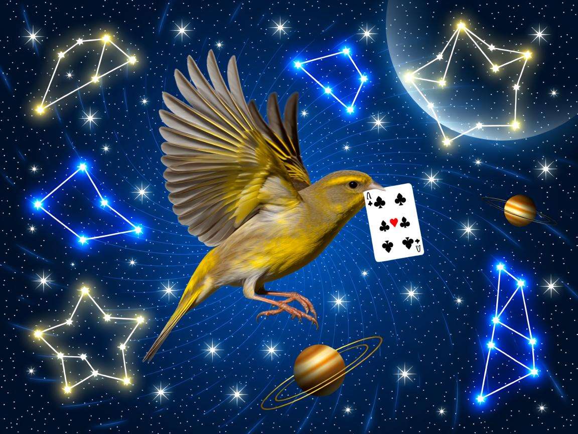 算命鸟叼牌什么意思