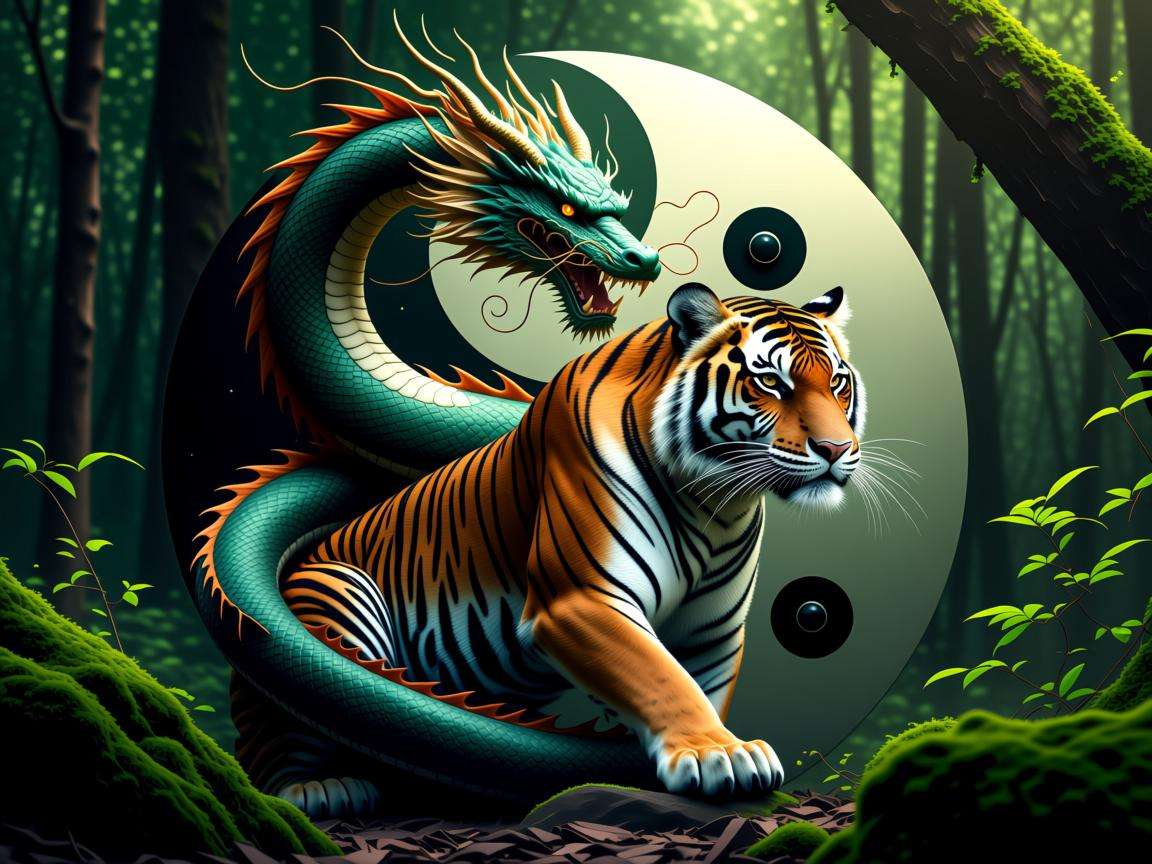 算命八字龙跟虎相生吗
